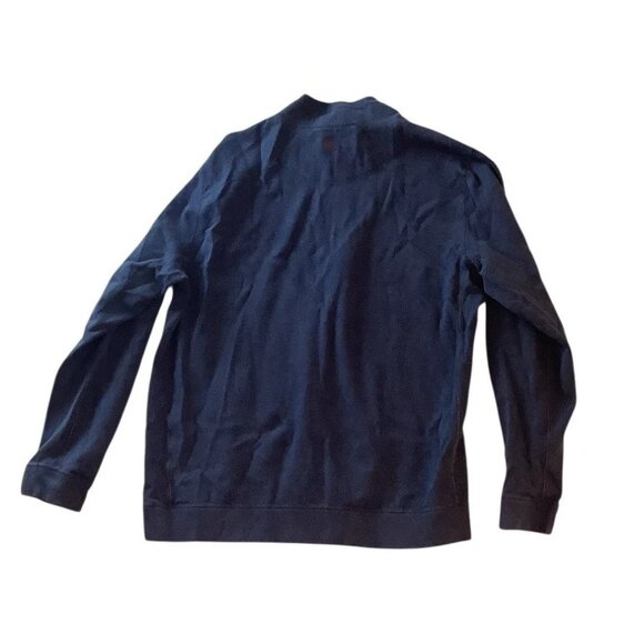 Tommy Bahama 1/4 Zip Blue/Maroon ReversibleLong Sleeve Sweater Adult Size Large - Picture 3 of 9